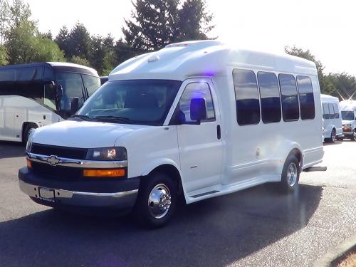 Used 2009 Chevy Turtle Top 14 Passenger Shuttle Bus - S34592