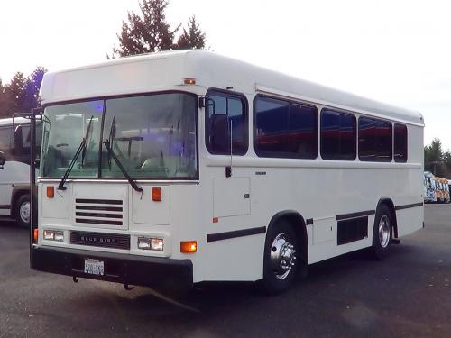 Used 2002 Blue Bird CSFE 29 Passenger Rear Luggage Bus - B05472