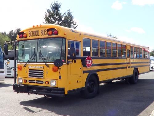 Used 2002 Blue Bird Rear Engine 78 Passenger School Bus - B05002