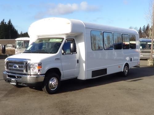 2014 Ford Starcraft MVP Allstar Executive 24 Passenger w/ Rear Luggage Bus w/ Audio & Video Package