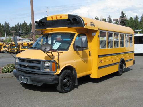 2002 Chevrolet Mid Bus 30 Passenger Type-A School Bus - B90238