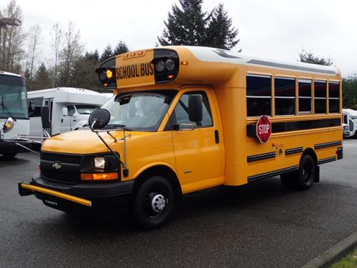 Used 2008 Chevy Blue Bird Micro Bird 24 Passenger School Bus - B34117