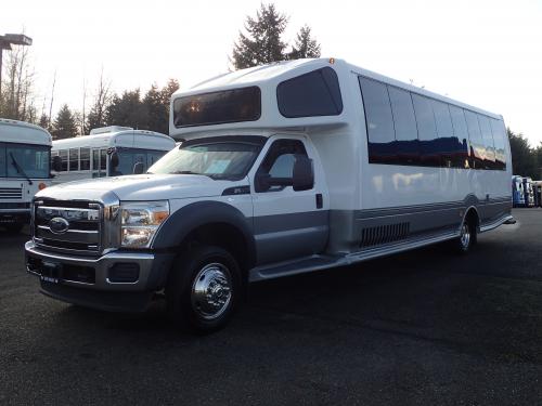 2012 Ford Turtle Top 34 Passenger Shuttle Bus - S26587