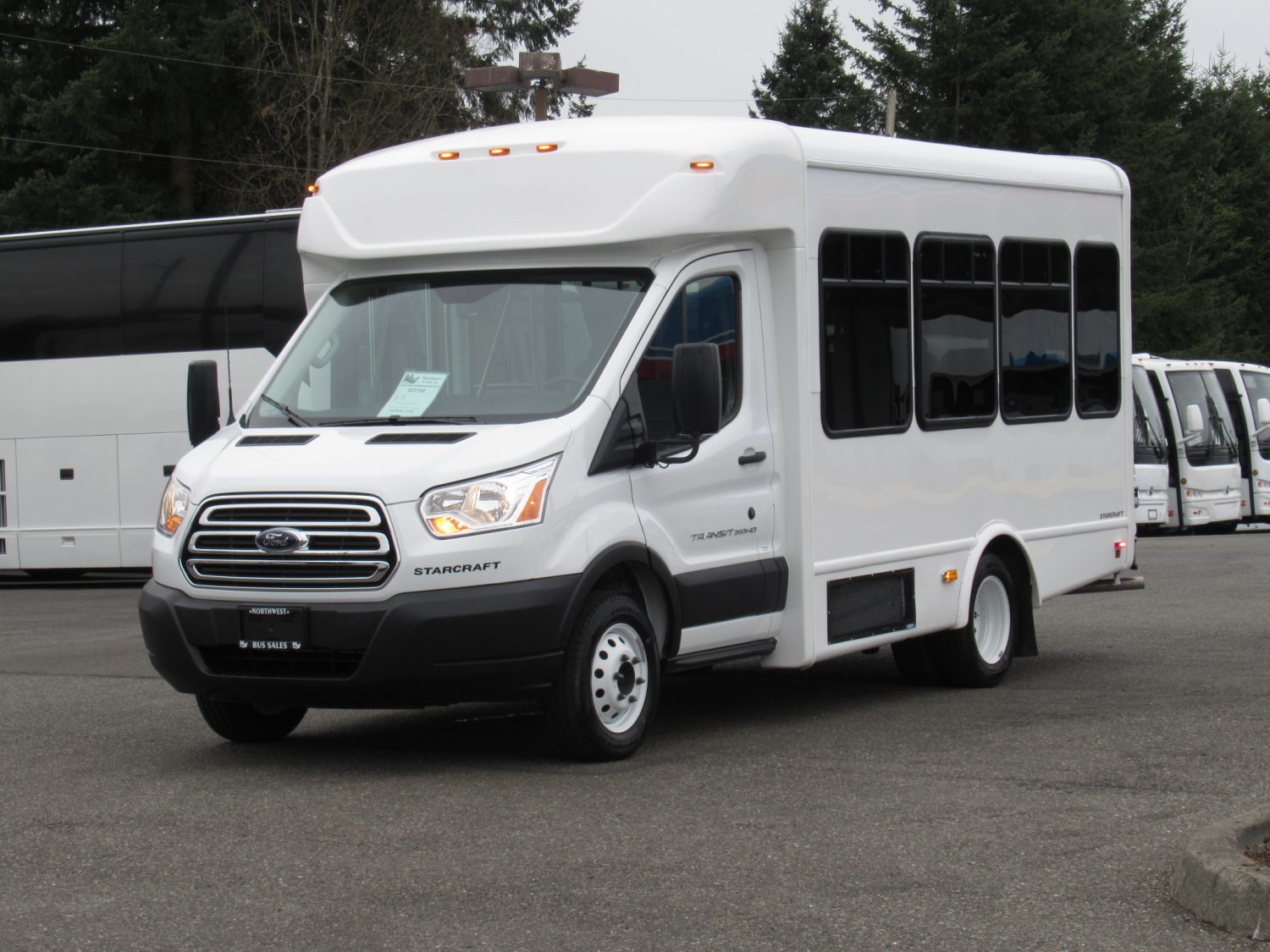 2019 Ford Starcraft Starlite 8 Passenger + 2 Wheelchairs Shuttle Bus - S31739 - Image 2