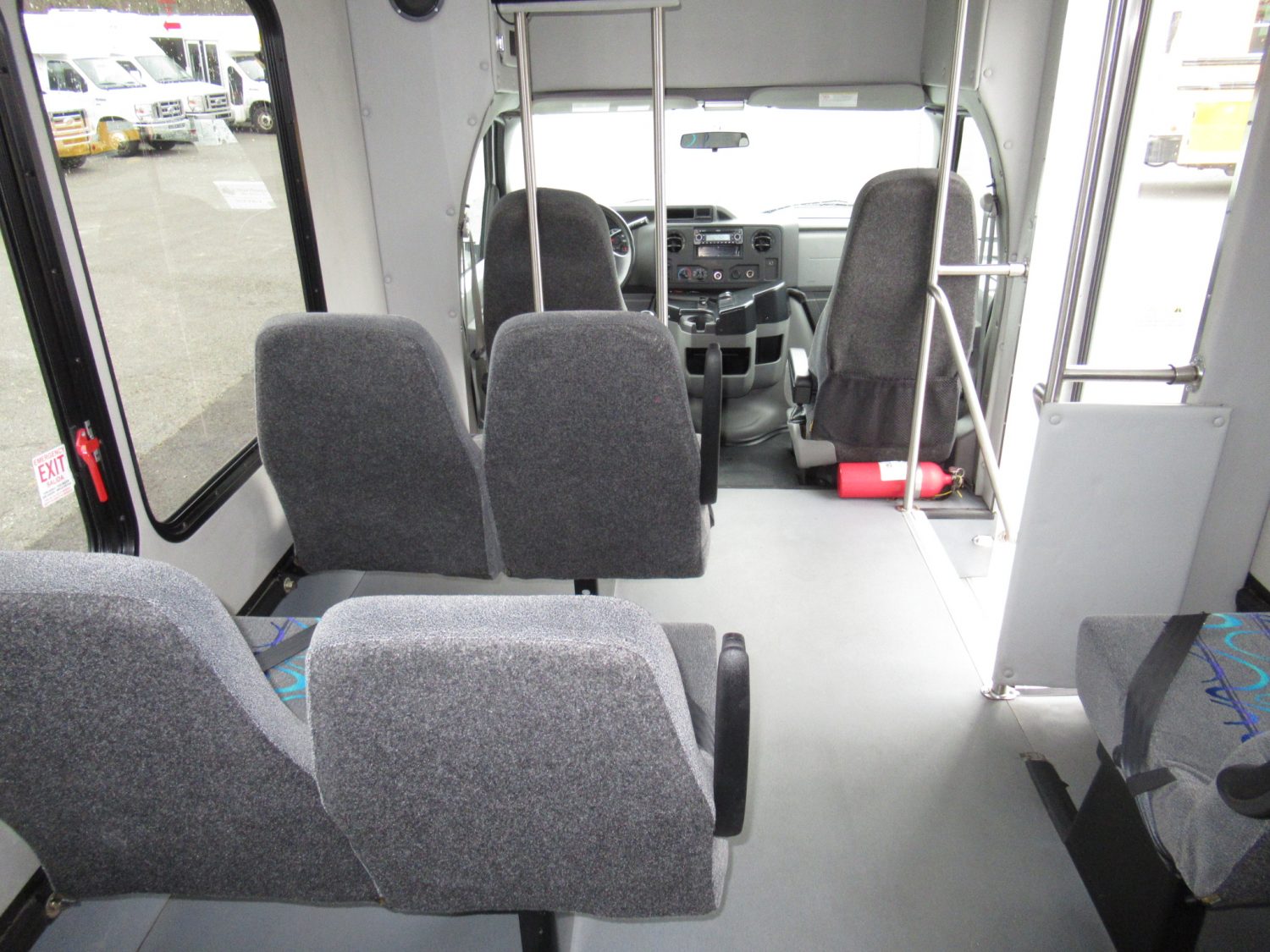 2014 Ford Goshen 14 Passenger + Rear Luggage Shuttle Bus - S17767 - Image 8