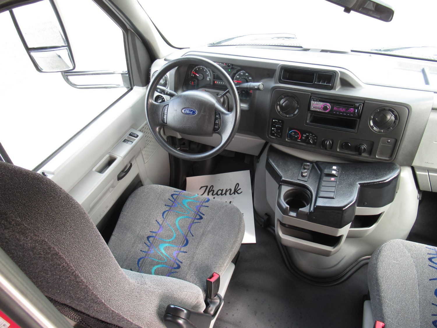 2016 Ford Goshen 14 Passenger + Rear Luggage Shuttle Bus - S19056 - Image 5