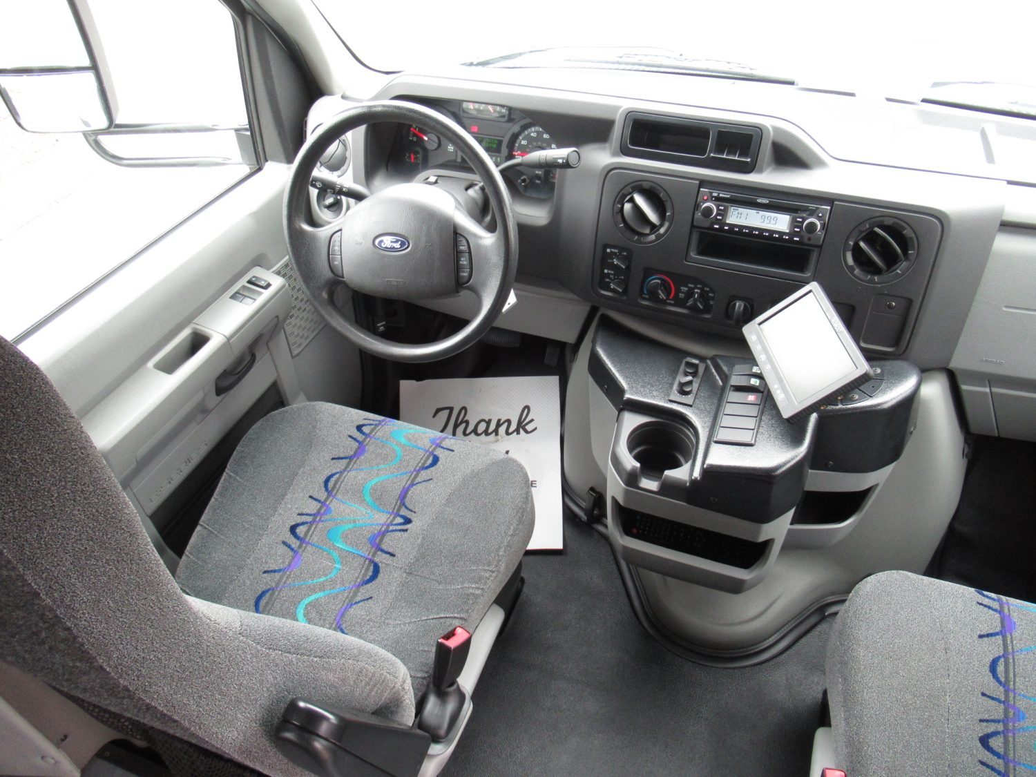 2016 Ford Goshen 14 Passenger + Rear Luggage Shuttle Bus - S33286 - Image 5