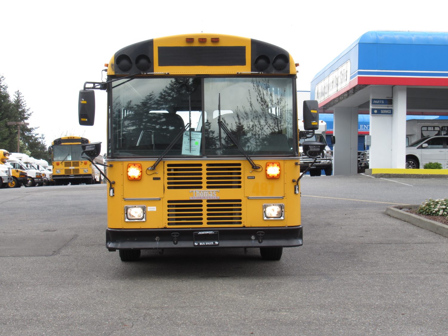 2002 Thomas Saf-T-Liner 84 Passenger School Bus - B22459 - Image 12