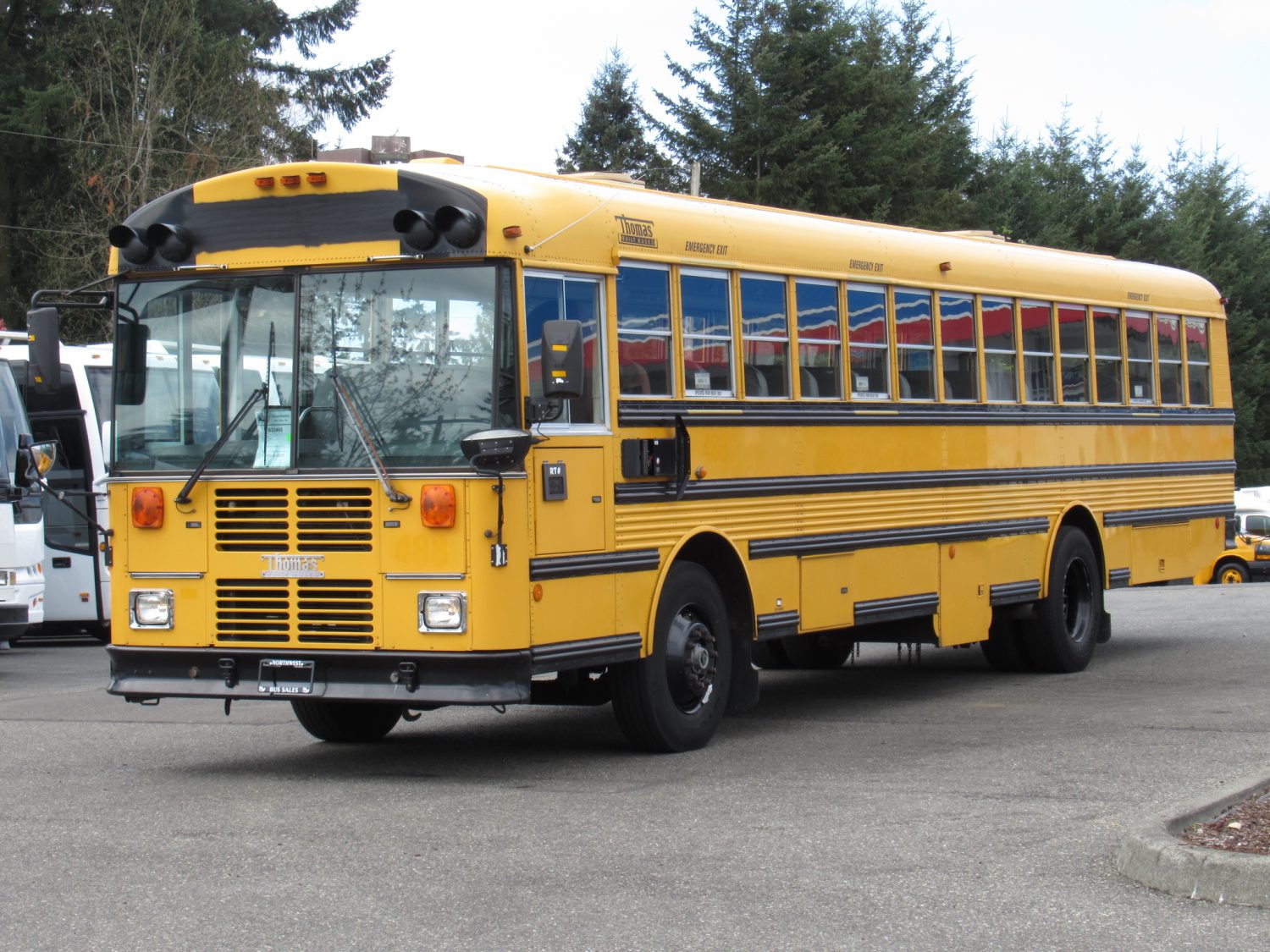2003 Thomas Saf-T-Liner 84 Passenger School Bus - B22460 - Image 2