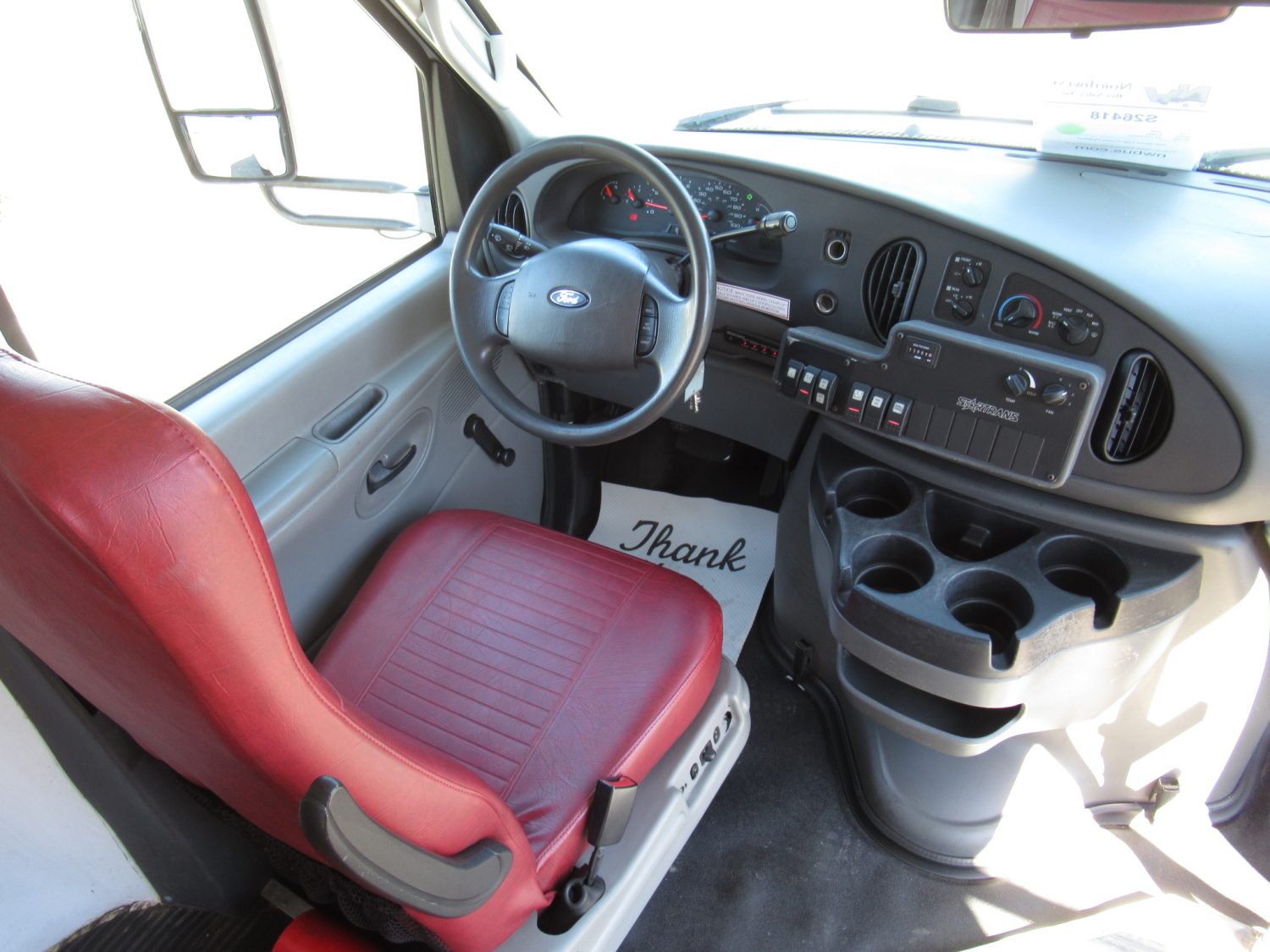 2008 Ford Startrans 12 Passenger ADA Shuttle Bus - S26418 - Image 5