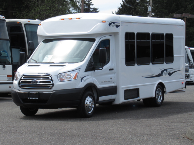 2019 Ford Starlite Transit 14 Passenger + Rear Luggage - S88248 - Image 2