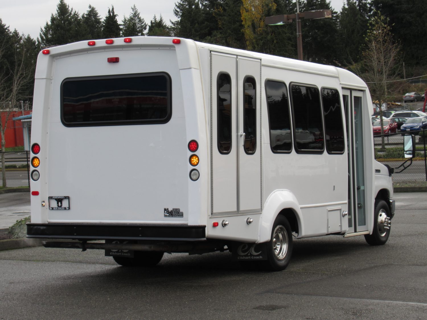 2012 Ford Elkhart 12 Passenger + 2 Wheelchair ADA Shuttle Bus - S30358 - Image 3