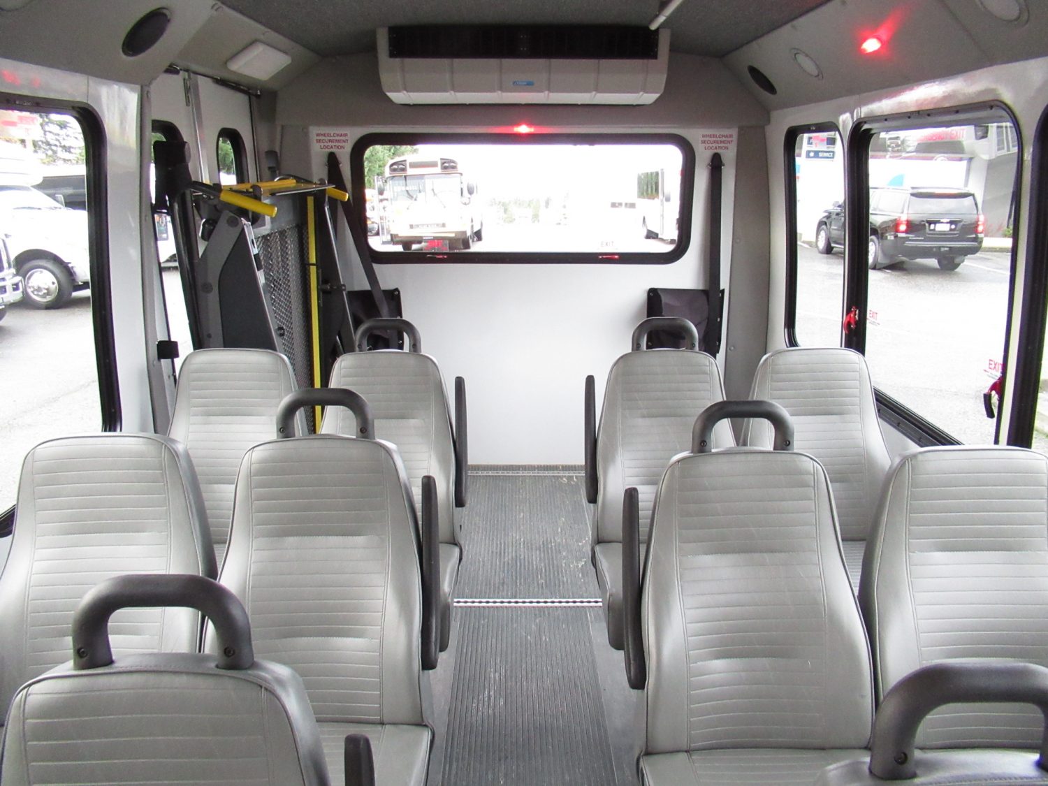 2012 Ford Elkhart 12 Passenger + 2 Wheelchair ADA Shuttle Bus - S30358 - Image 6