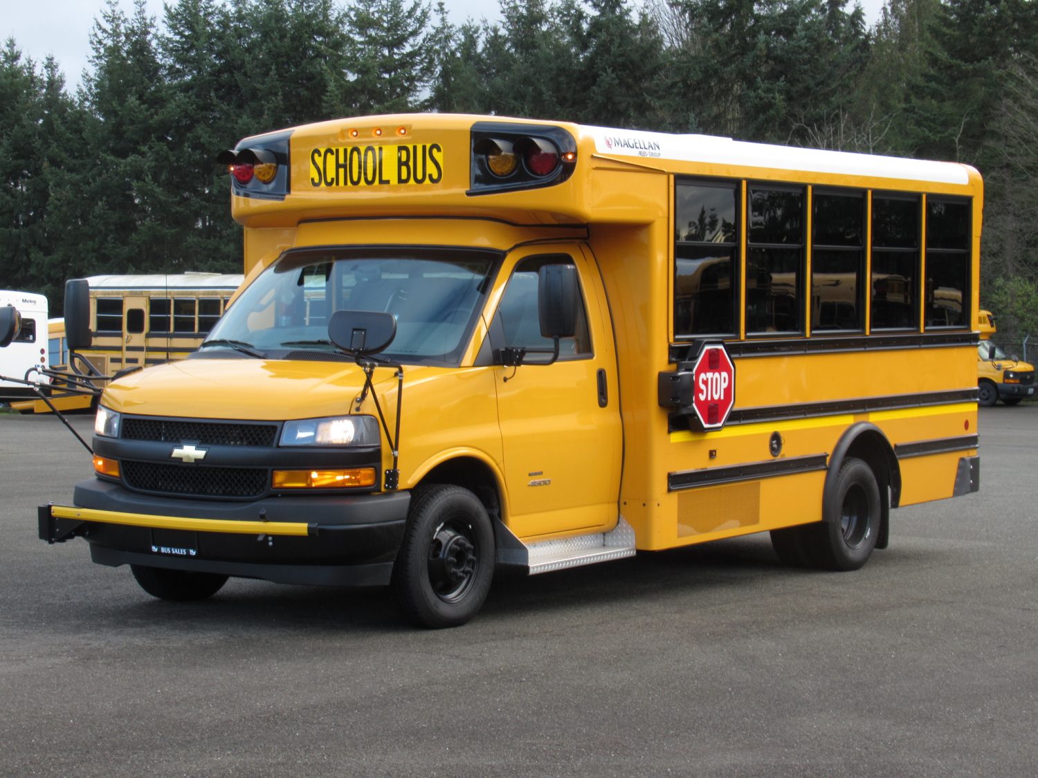 2021 Chevrolet Magellan 25 Passenger Type-A School Bus - B43404 - Image 2