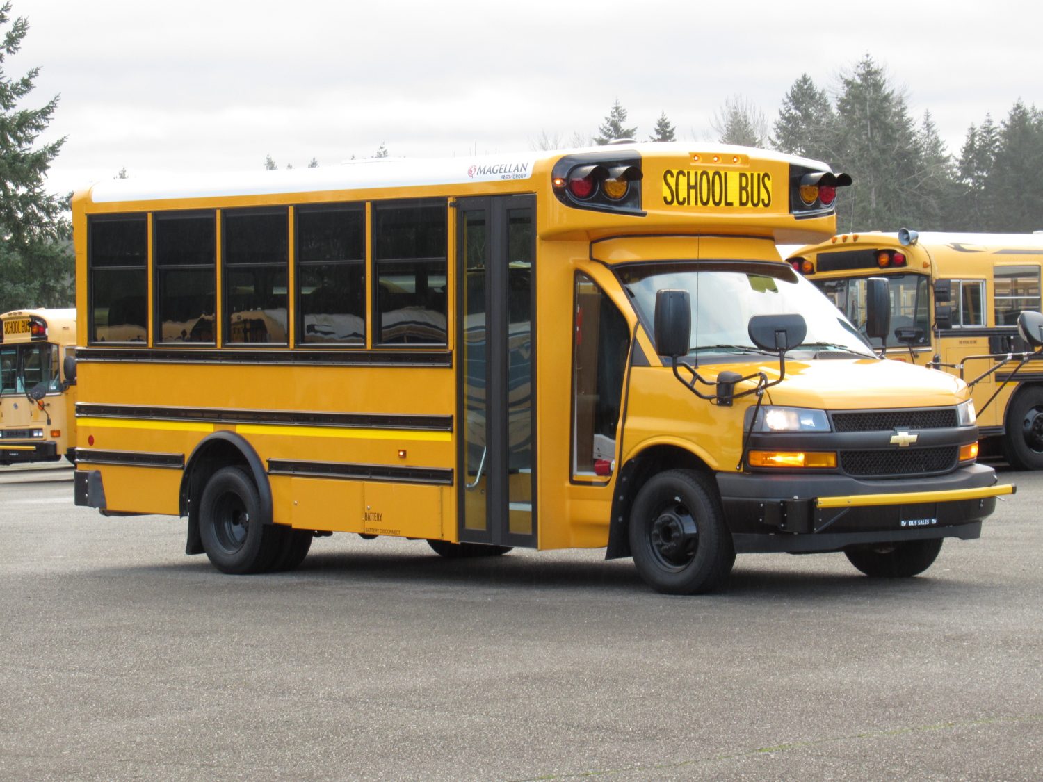2021 Chevrolet Magellan 25 Passenger Type-A School Bus - B43404