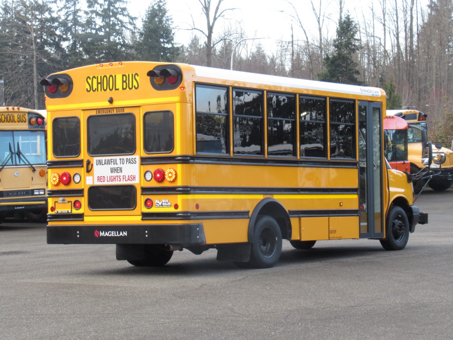 2021 Chevrolet Magellan 25 Passenger Type-A School Bus - B43404 - Image 3