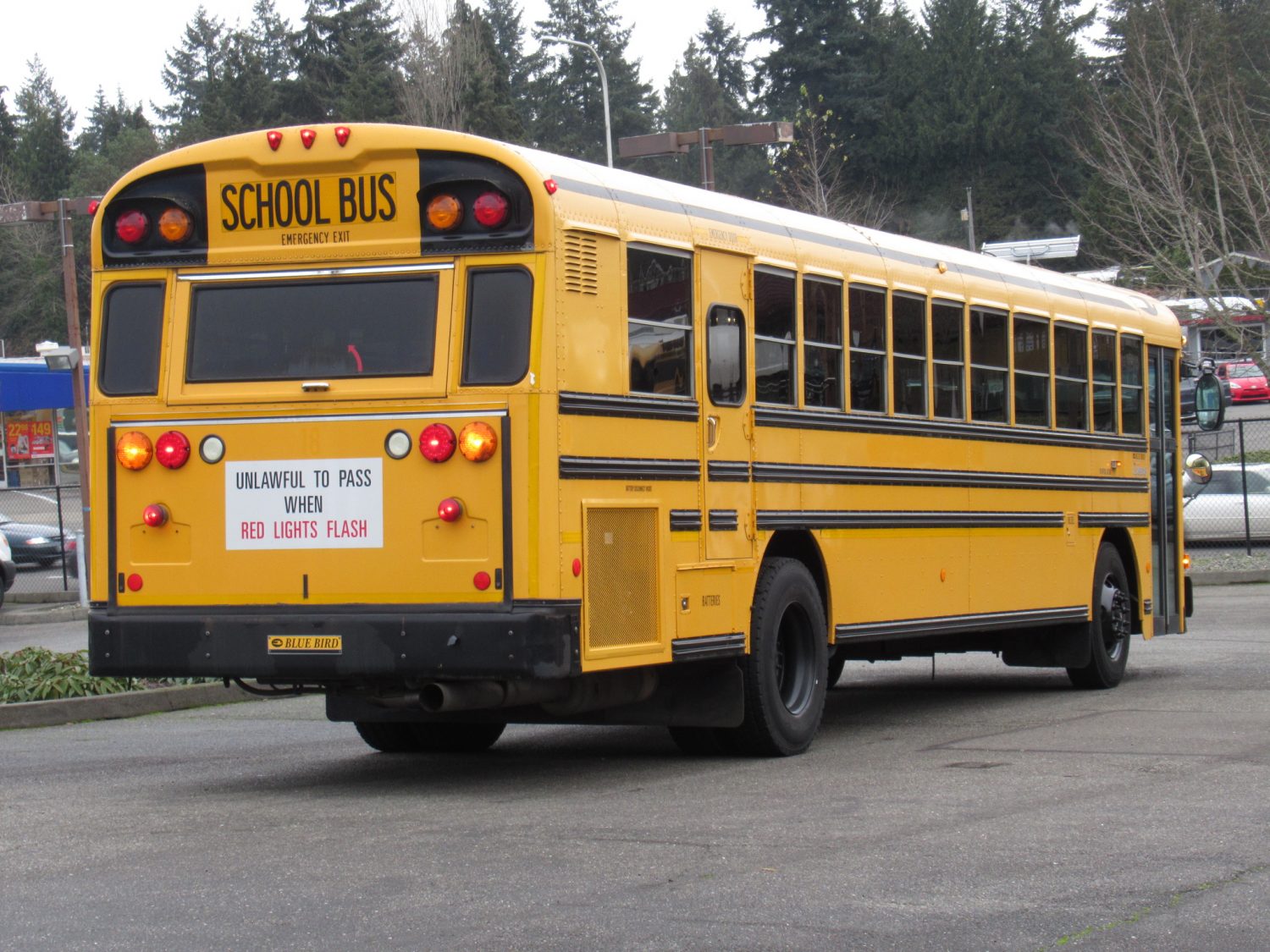 2008 Blue Bird All American 72 Passenger School Bus - B46187 - Image 3