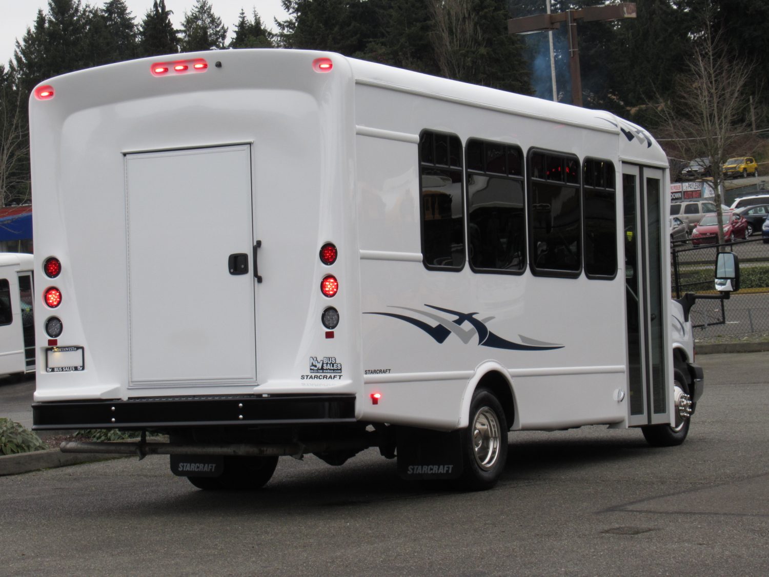 2020 Chevrolet Allstar 14 Passenger + Rear Luggage Shuttle Bus - S14323 - Image 3