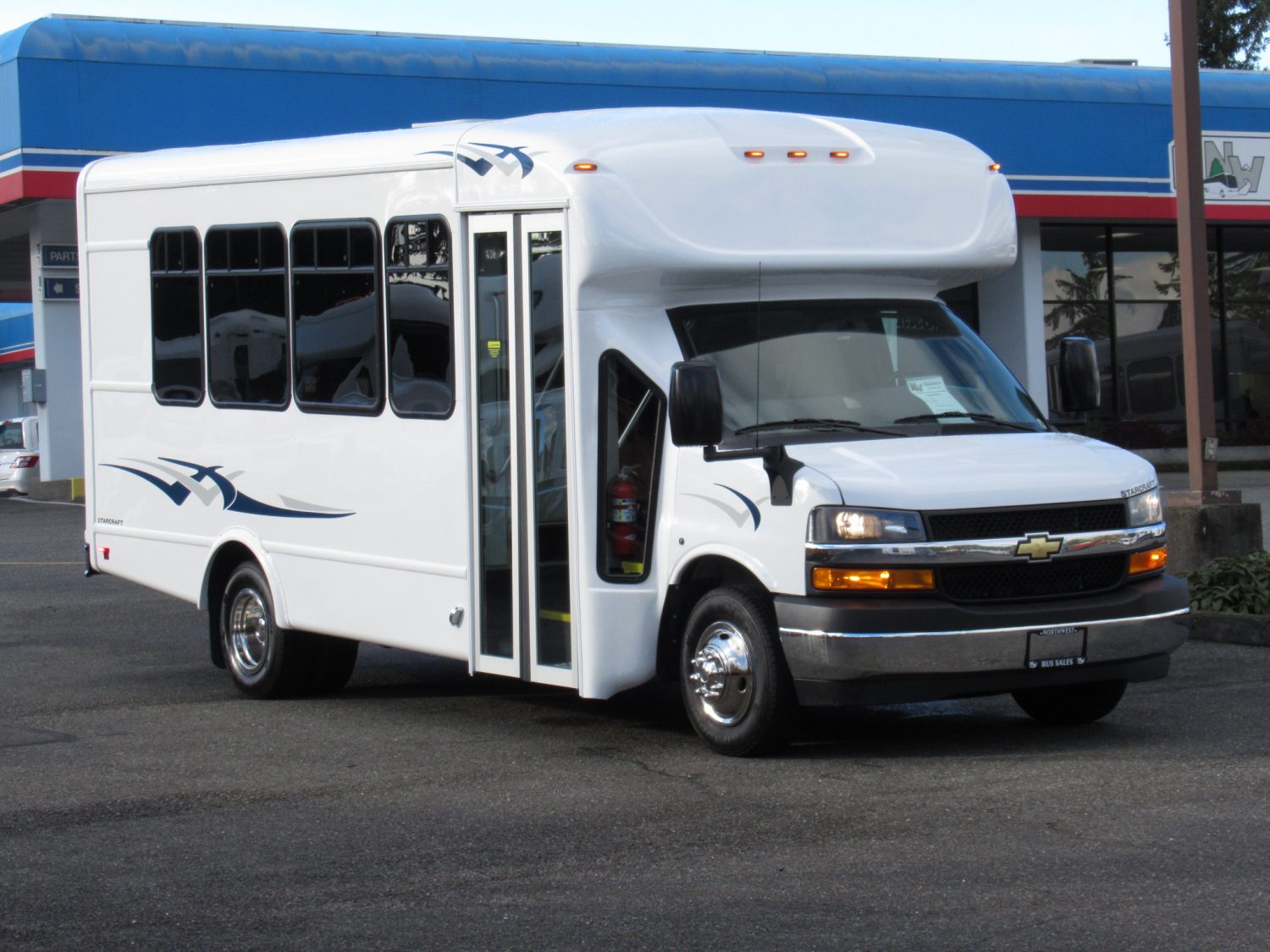 2020 Chevrolet Allstar 14 Passenger + Rear Luggage Shuttle Bus - S13920 - Image 12