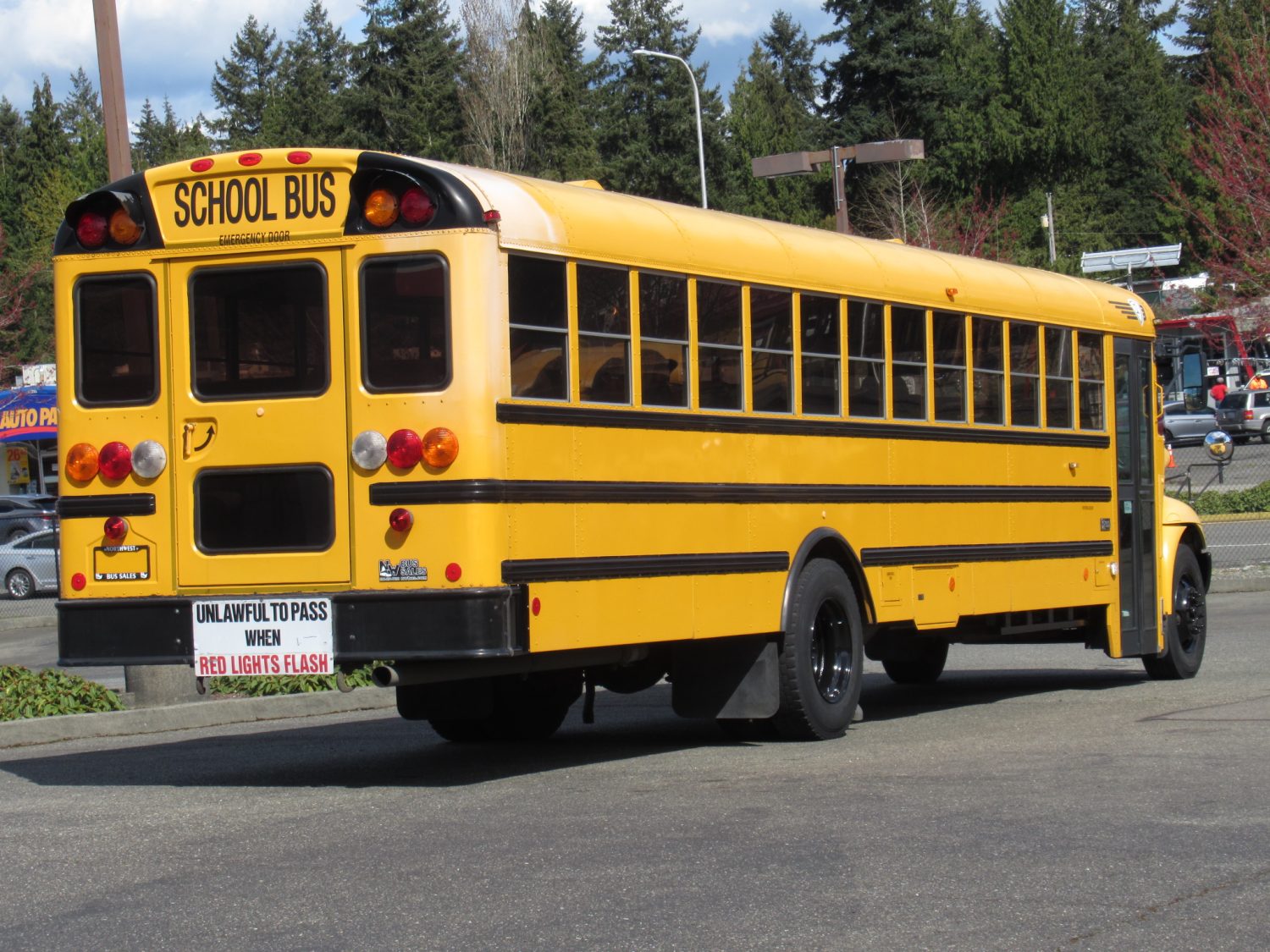 2005 International CE-300 71 Passenger Conventional School Bus - B75505 - Image 3