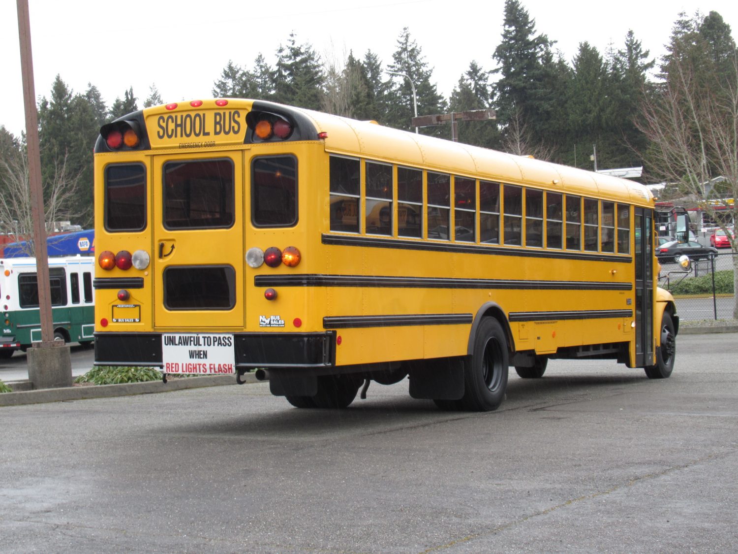 2005 International CE-300 71 Passenger Conventional School Bus - B11826 - Image 3
