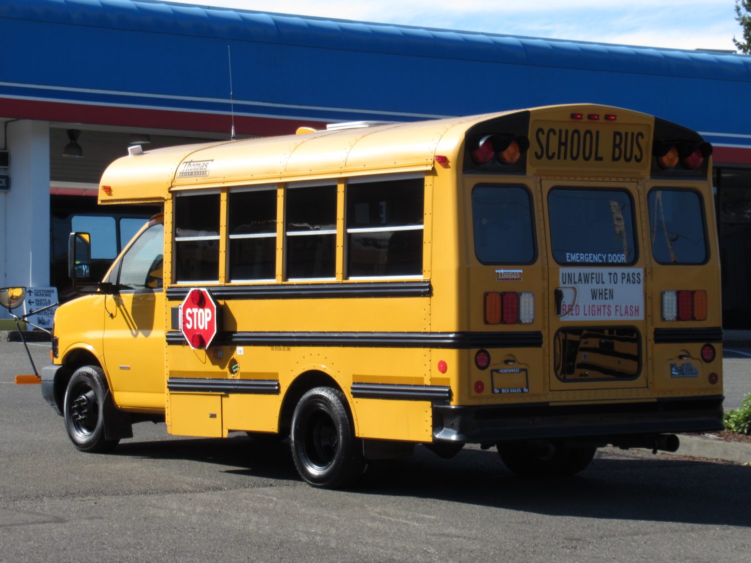 2010 GMC Thomas 23 Passenger Type-A School Bus - B11534 - Image 4
