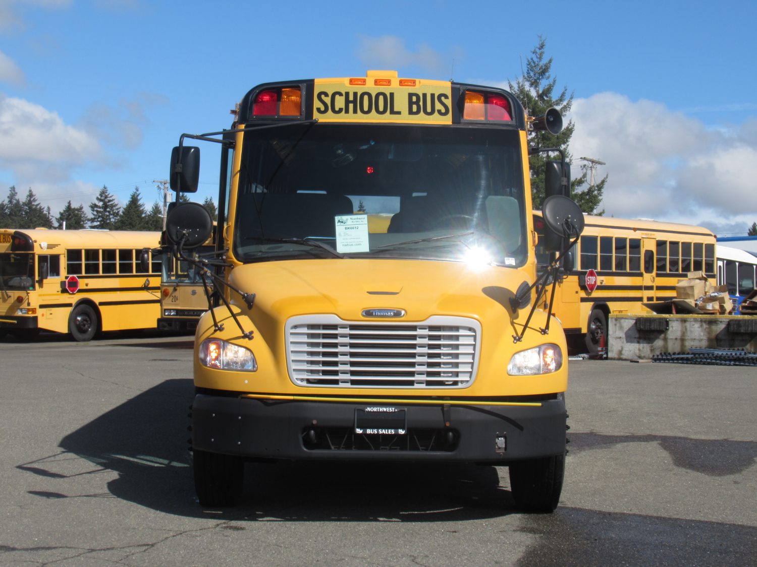 2012 Freightliner Thomas Saf-T-Liner C2 77 Passenger School Bus - BK8043 - Image 9