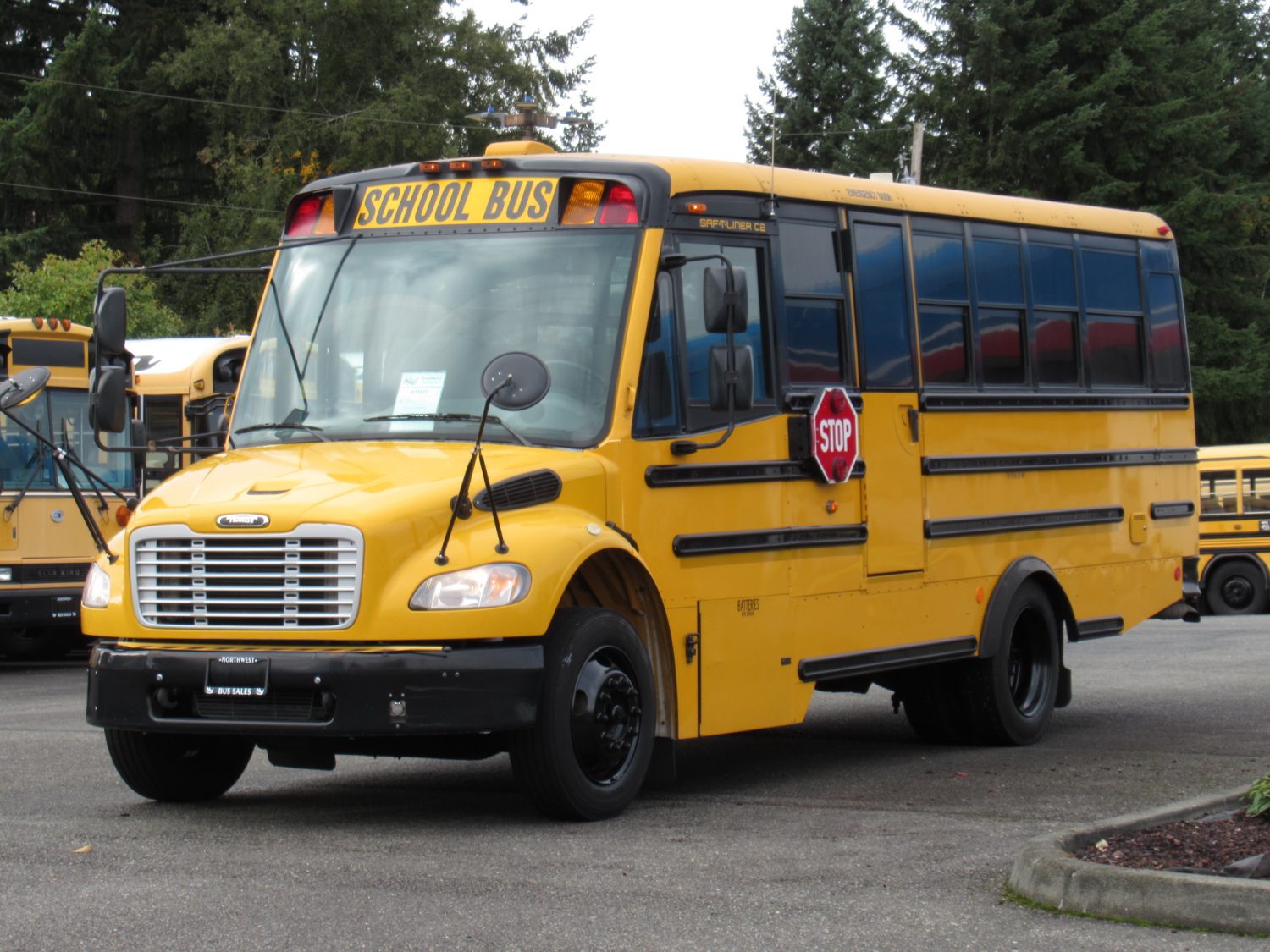 2009 Thomas Saf-T-Liner C2 18 Passenger ADA Short School Bus - B75833 - Image 2