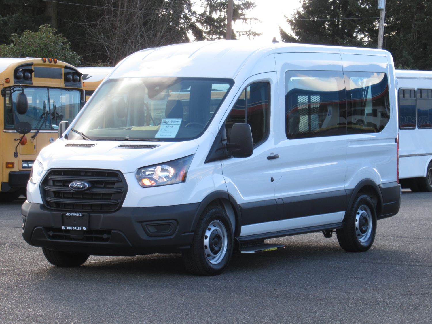 2020 Ford Transit TCI Mobility ADA 5 Passenger Van - S74520 - Image 2