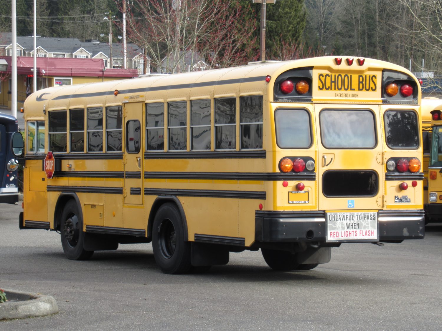 2006 Blue Bird All American 24 Passenger + 1 Wheelchair ADA Short School Bus - B33318 - Image 4