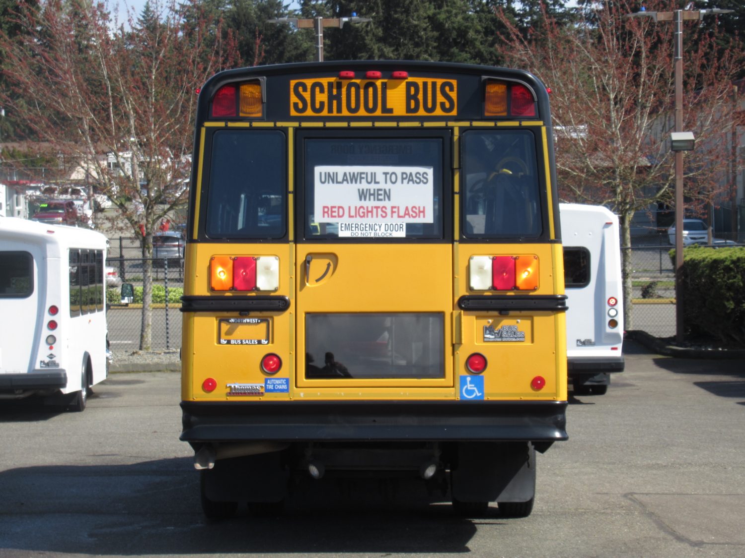 2008 Thomas C2 12+2 Passenger ADA Short School Bus - B08915 - Image 11