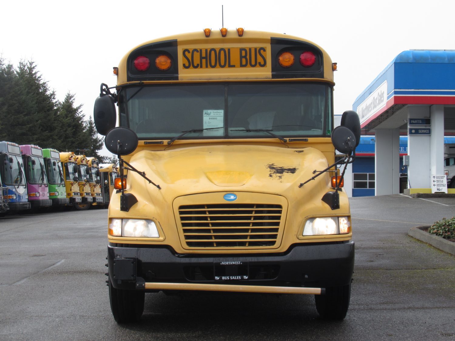 2008 Bluebird Vision 16+2 ADA Short School Bus - B49893 - Image 12