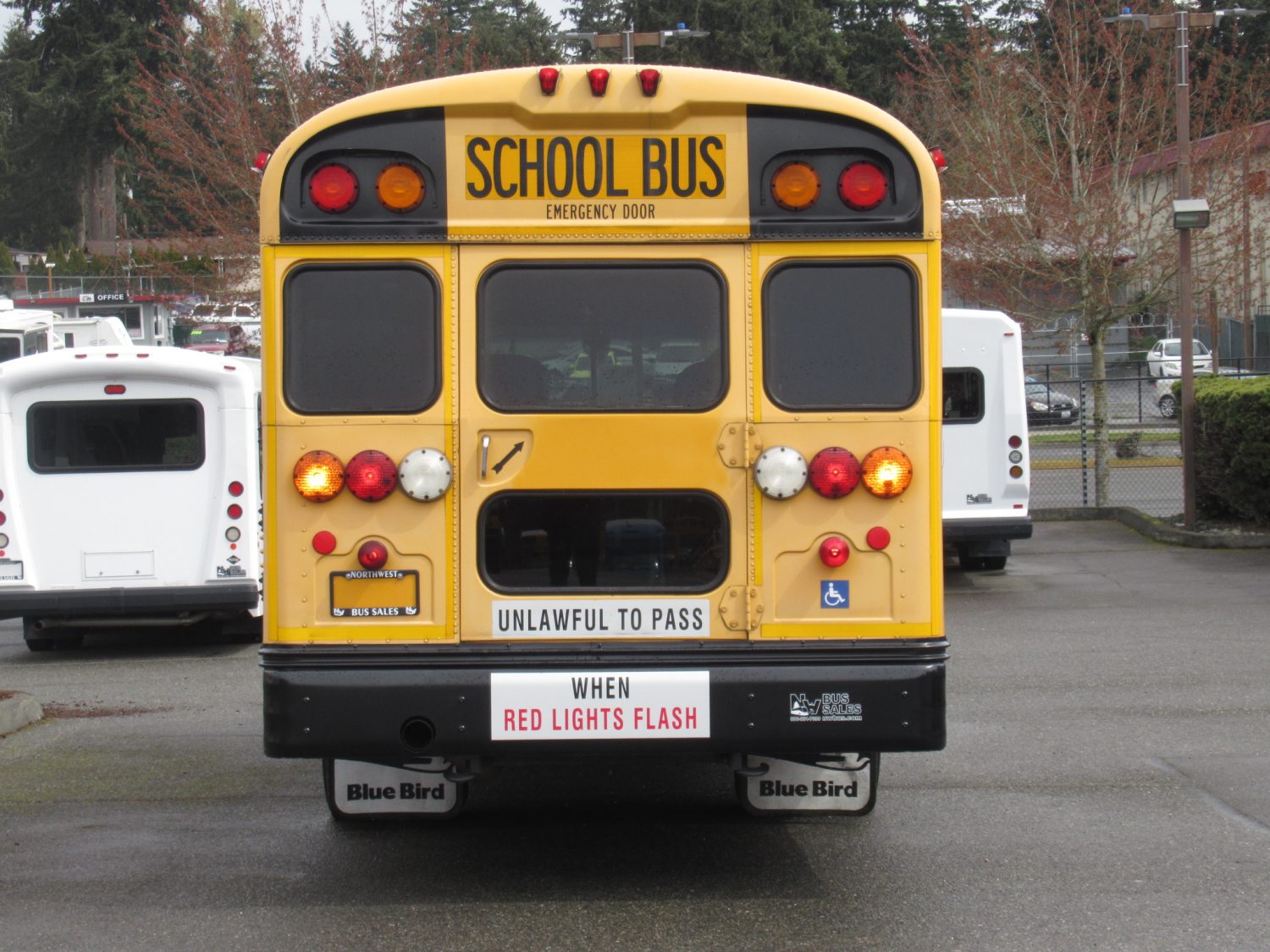 2008 Bluebird Vision 16+2 ADA Short School Bus - B49893 - Image 11