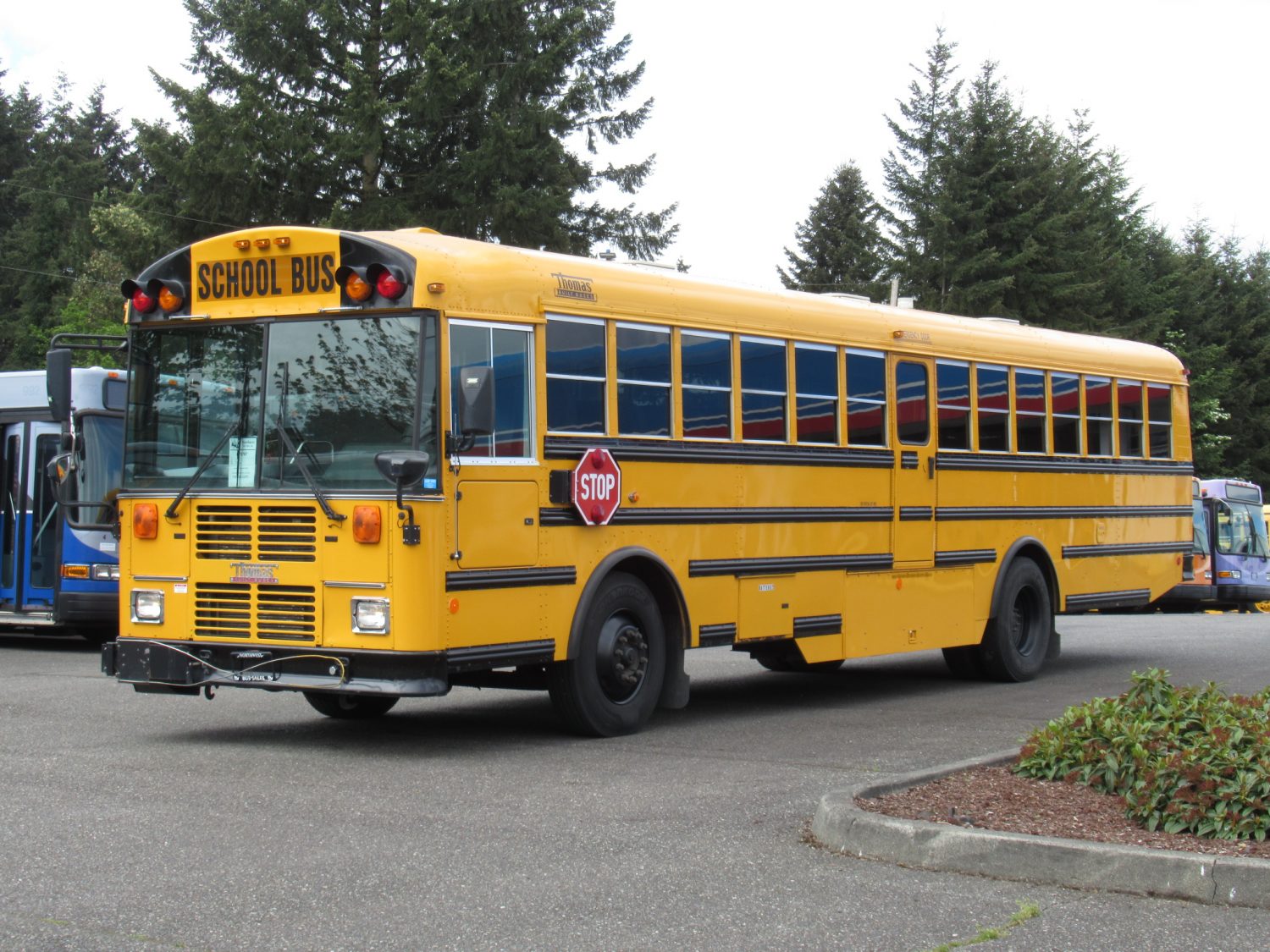 2007 Thomas Saf-T-Liner 80 Passenger School Bus - B79767 - Image 2