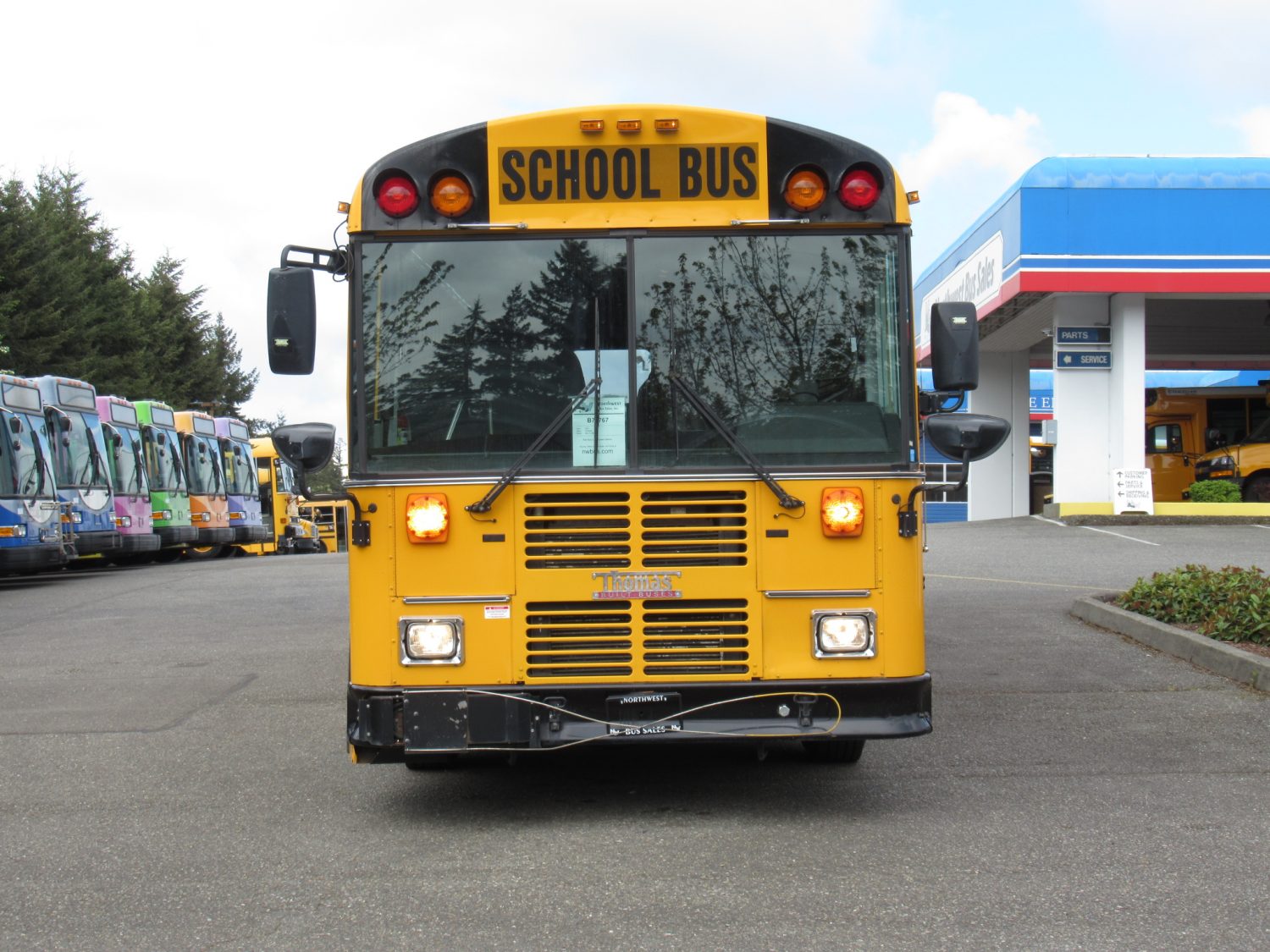 2007 Thomas Saf-T-Liner 80 Passenger School Bus - B79767 - Image 12