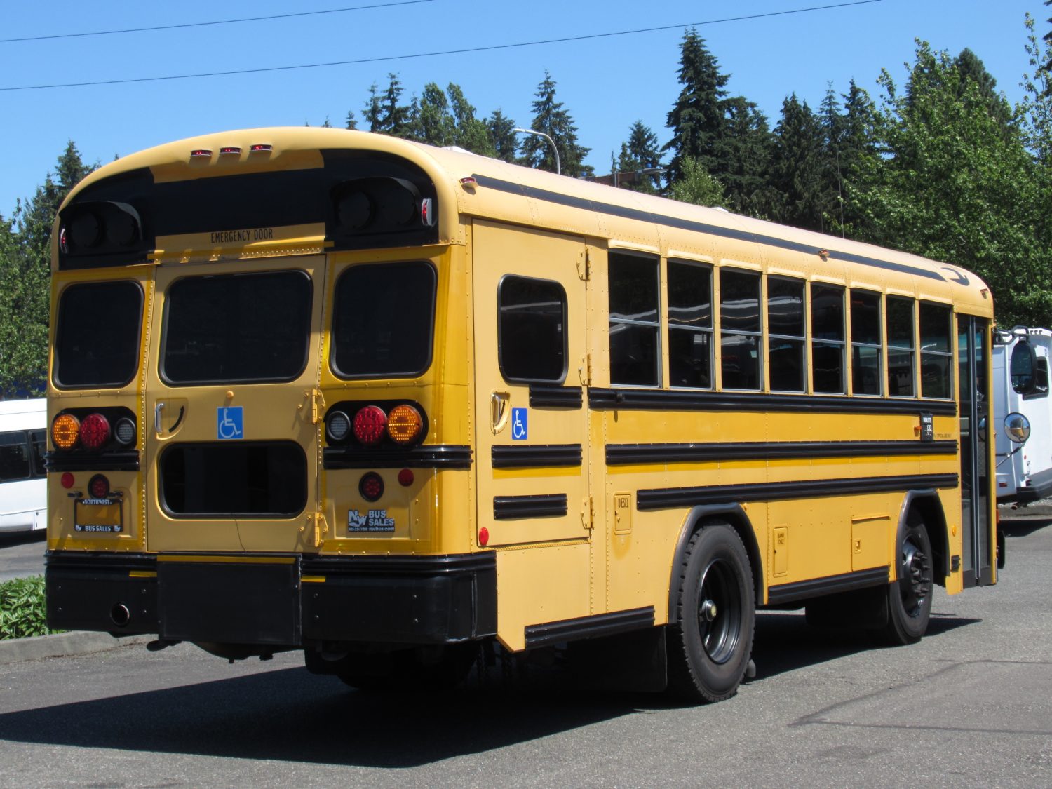 2006 Blue Bird All American 20 Passenger + 2 Wheelchair Short School Bus - B32332 - Image 3