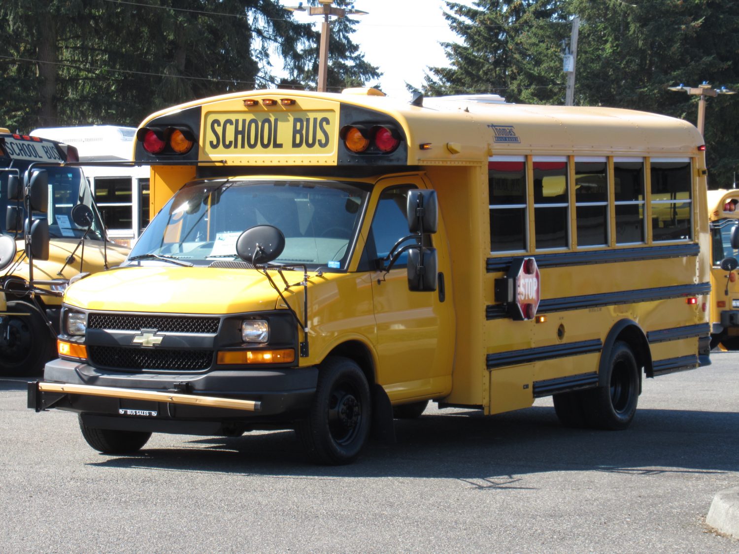 2011 Chevrolet Thomas 10+1 ADA Type-A School Bus - B64114 - Image 2