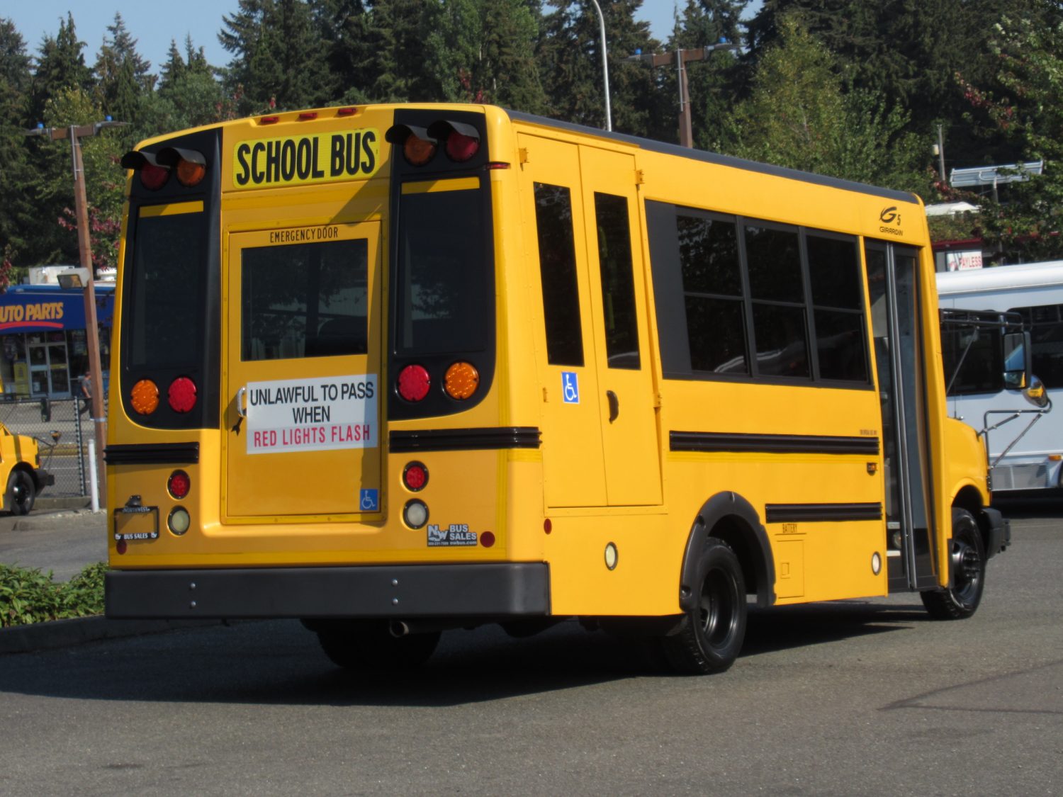 2006 Chevrolet Girardin 12 Passenger + 1 Wheelchair Type-A School Bus - B50662 - Image 3