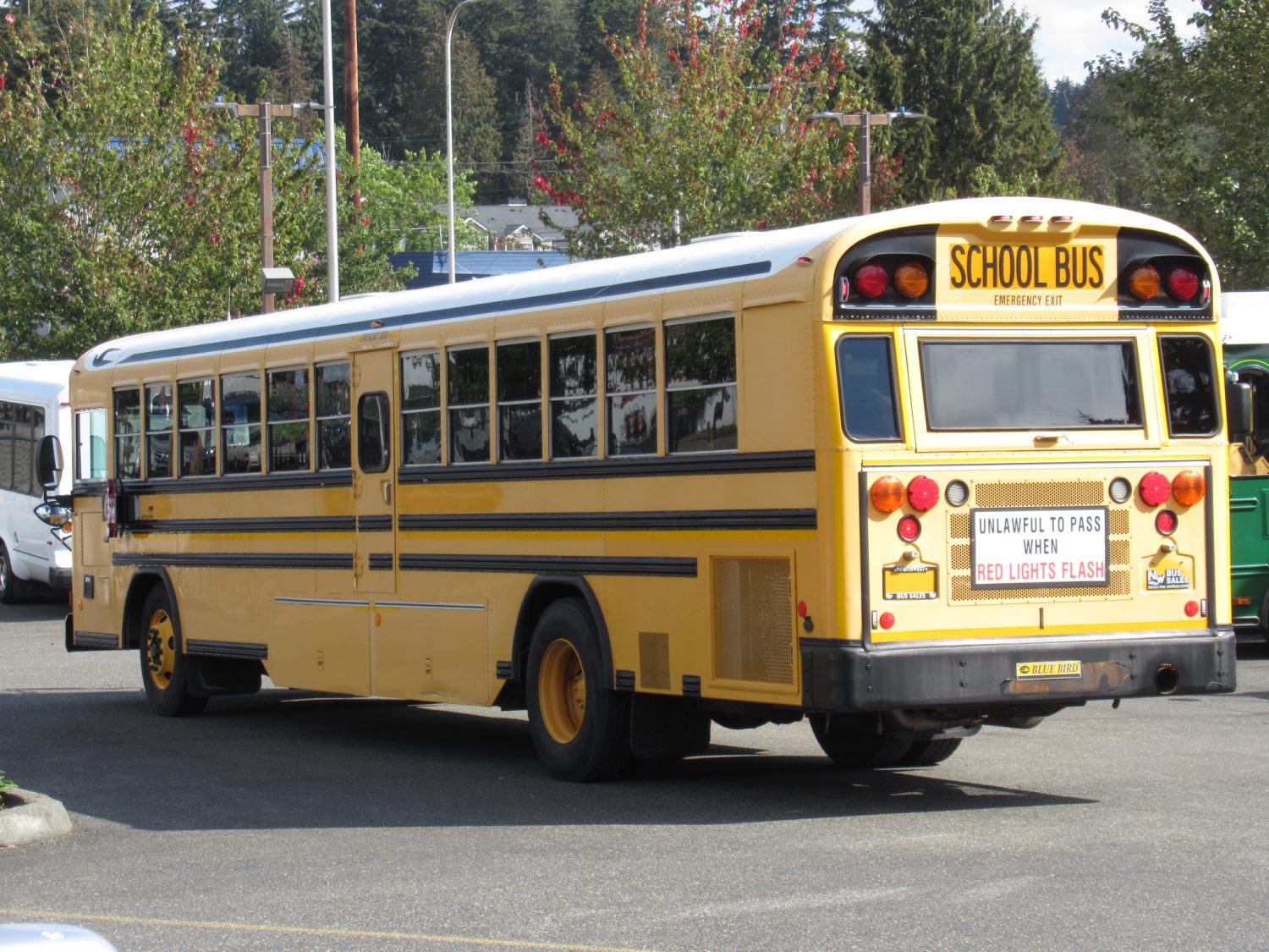 2007 Blue Bird All American 72 Passenger School Bus - B38877 - Image 4