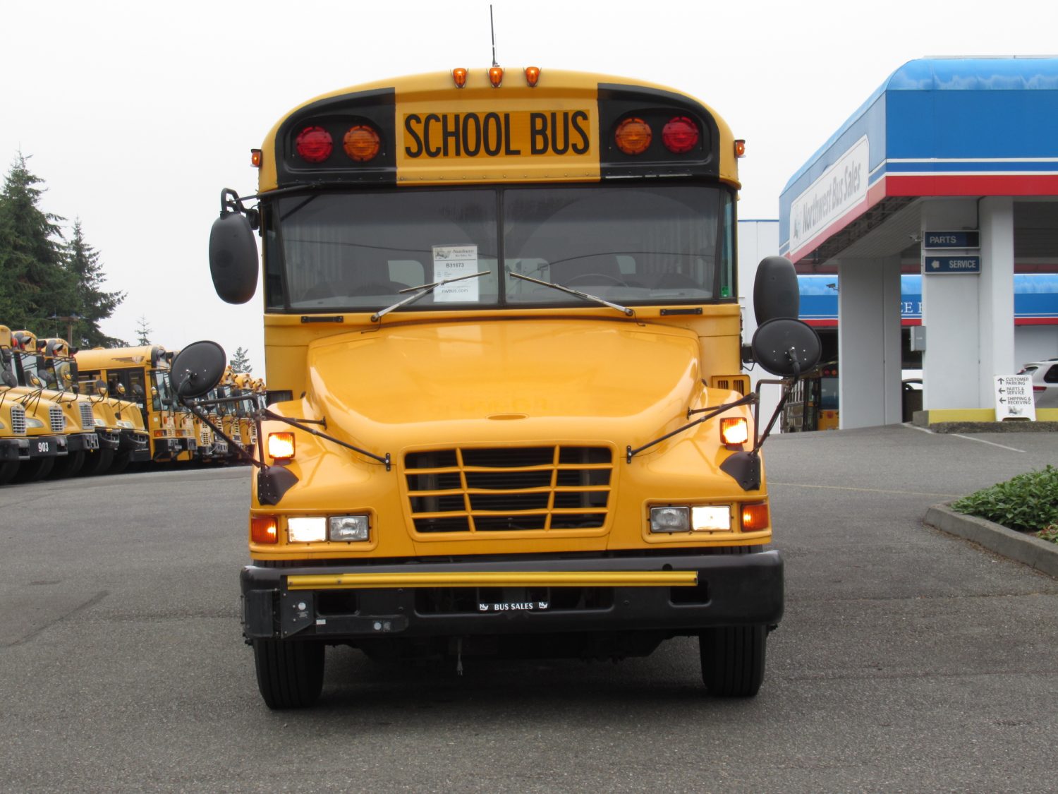 2006 Bluebird Vision 18+2 ADA Short School Bus - B31673 - Image 12