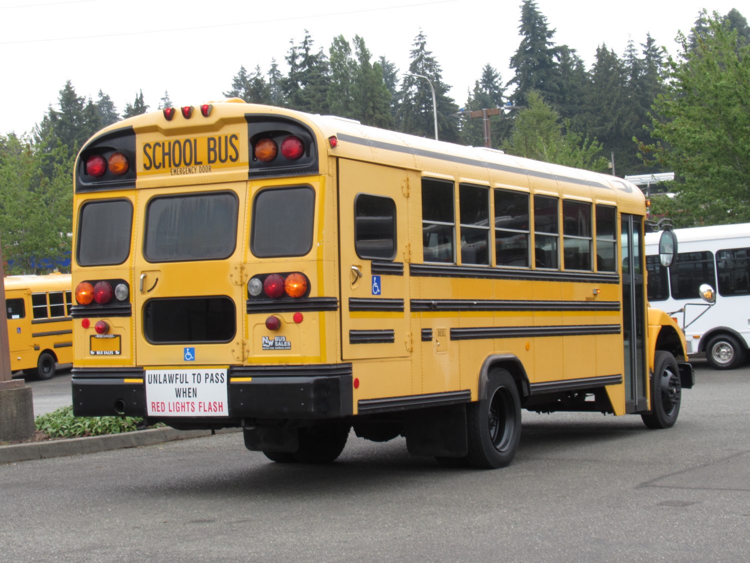 2006 Bluebird Vision 18+2 ADA Short School Bus - B31673 - Image 3