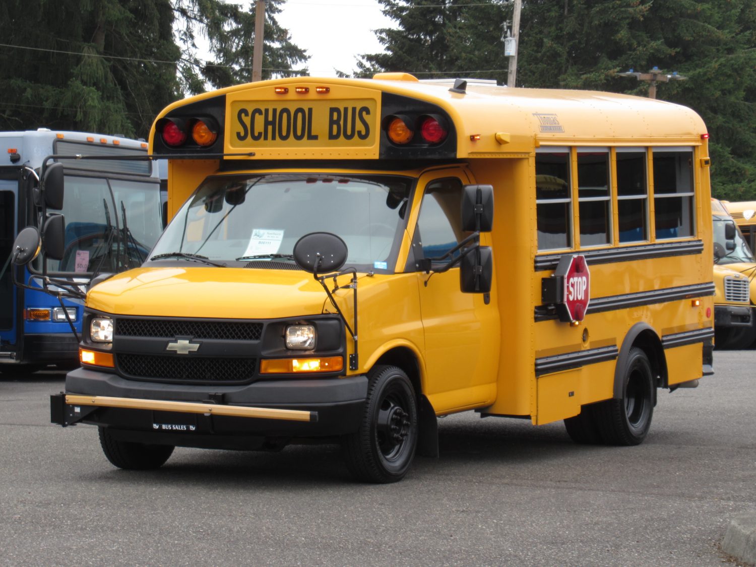 2013 Chevrolet Thomas 23 Passenger Type-A School Bus - B06111 - Image 2