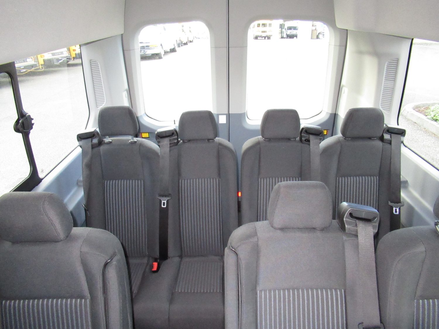 2015 Ford Transit 14 Passenger Van + Rear Luggage - S21944 - Image 7