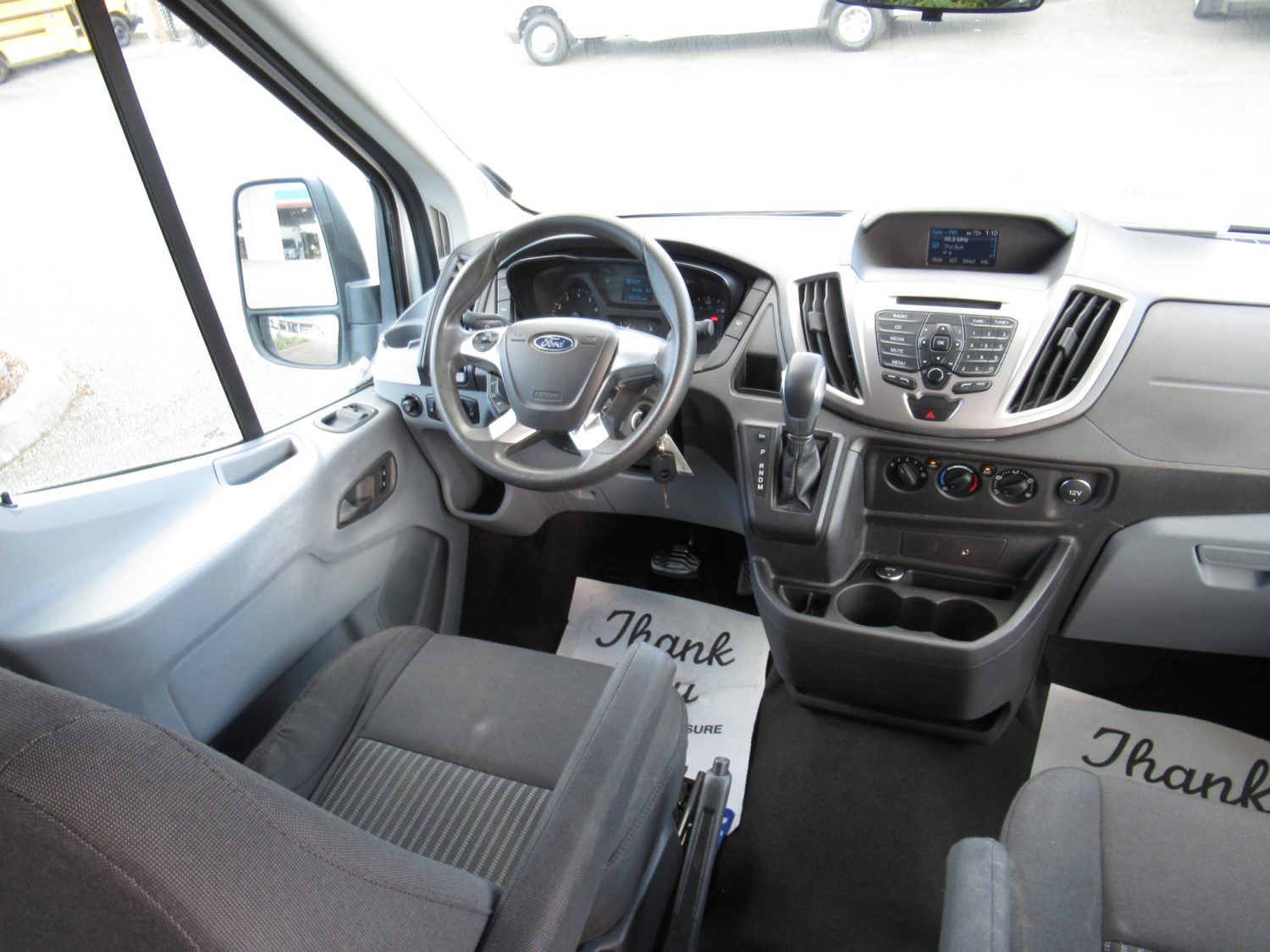 2015 Ford Transit 14 Passenger Van + Rear Luggage - S21944 - Image 5