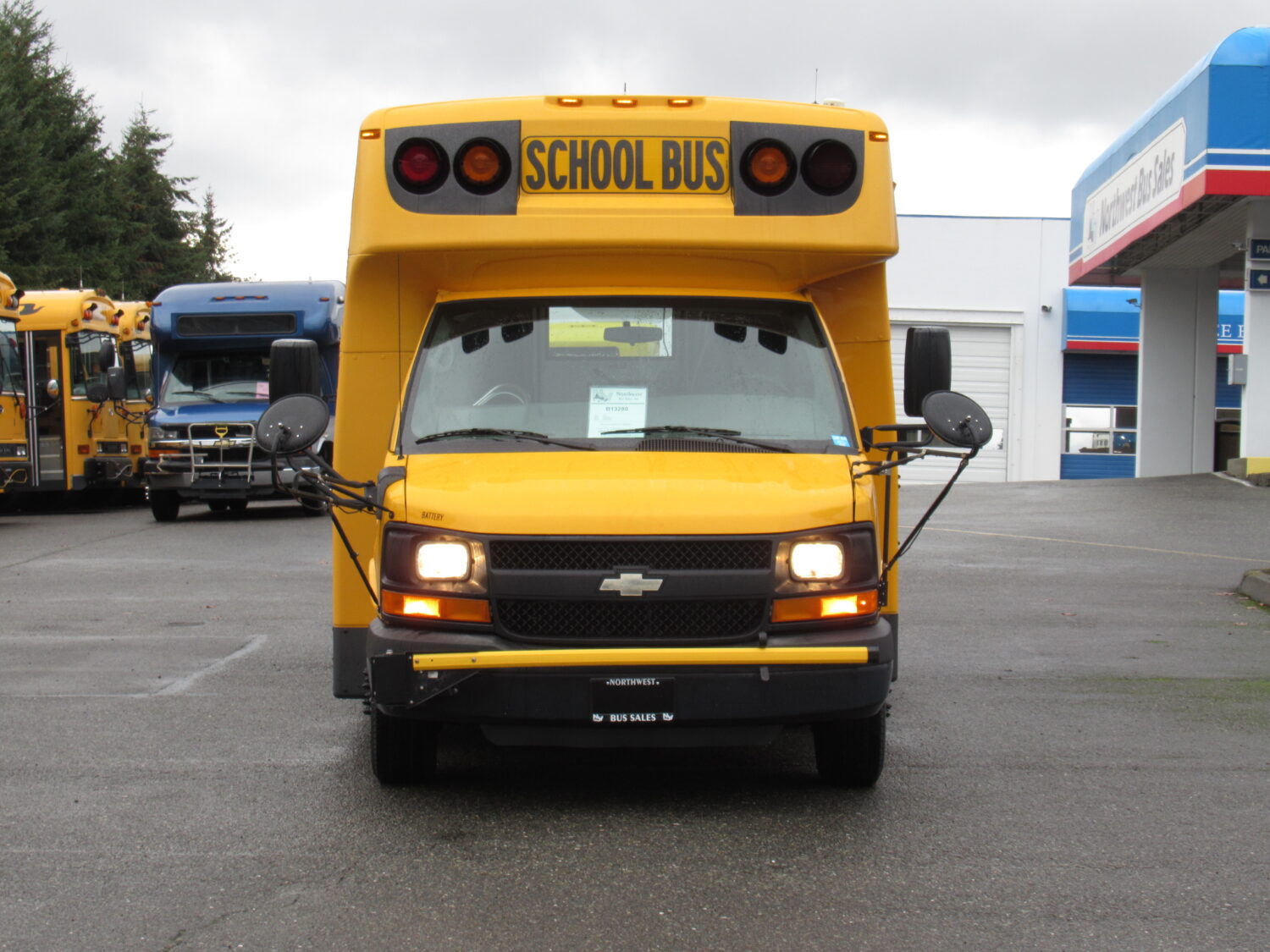 2013 Chevrolet Girardin 12 Passenger + 1 Wheelchair Type-A School Bus - B13280 - Image 12
