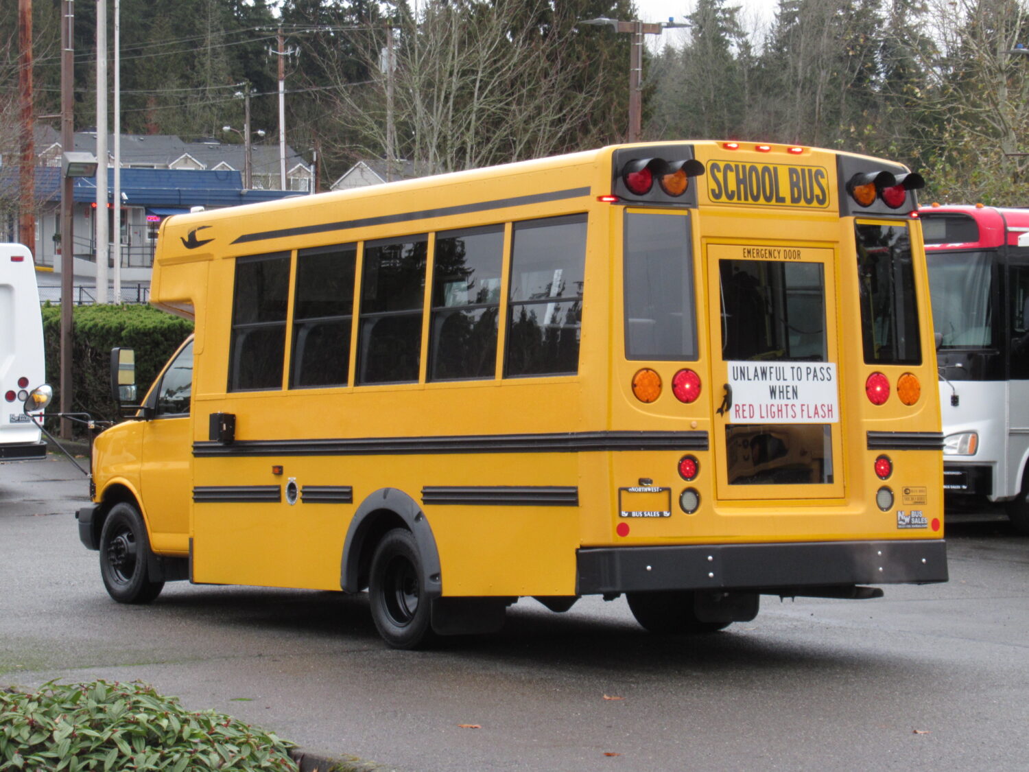 2013 Chevrolet Girardin 12 Passenger + 1 Wheelchair Type-A School Bus - B13280 - Image 4