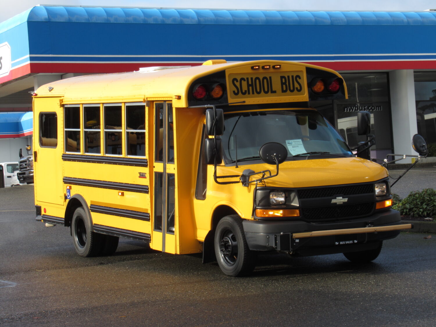 2012 Chevrolet Thomas 16+1 ADA Type-A School Bus - B92177