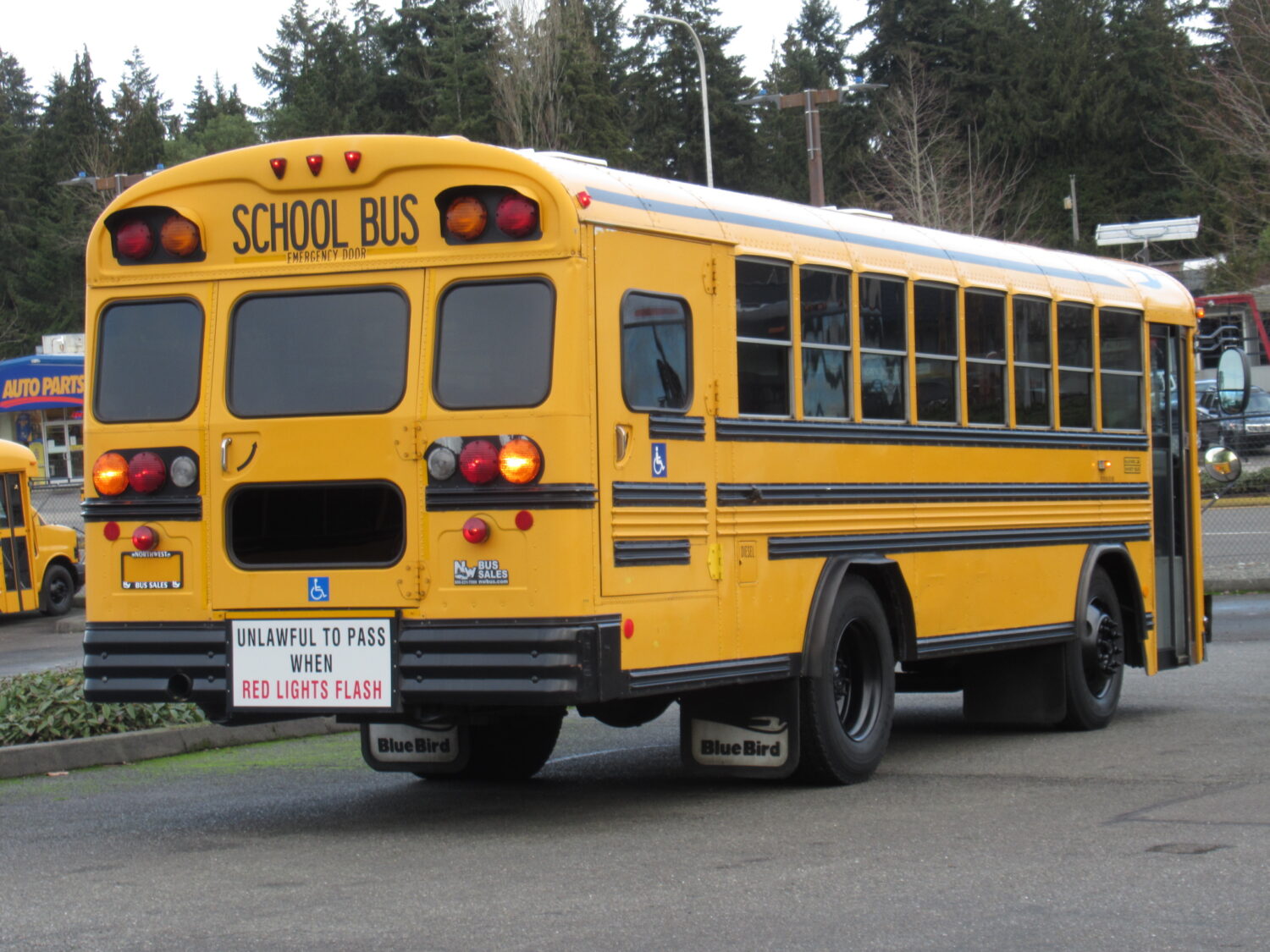 2003 Blue Bird TC-2000 Handy Bus Short School Bus - B07027 - Image 3