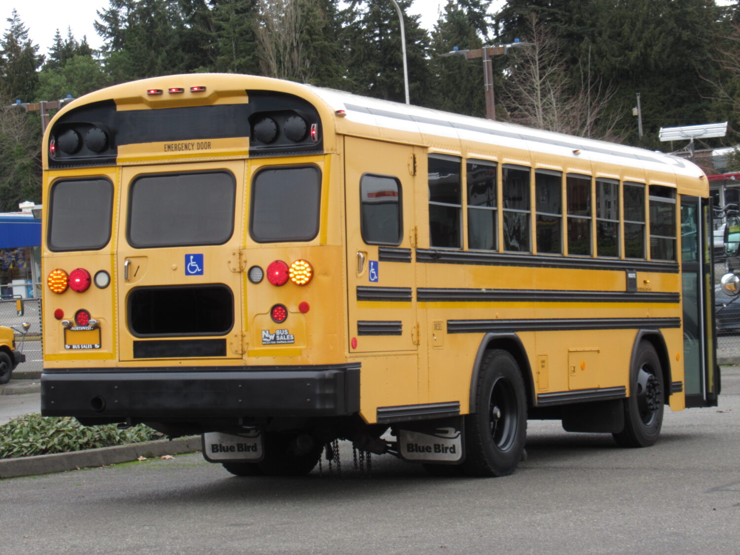 2007 Blue Bird All American 24 Passenger + 1 Wheelchair Short School Bus - B43206 - Image 3