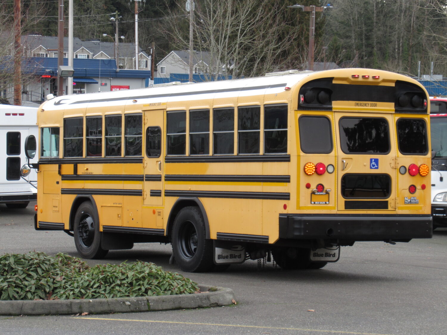 2007 Blue Bird All American 24 Passenger + 1 Wheelchair Short School Bus - B43206 - Image 4